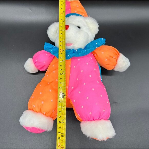 Vintage Teddy Bear Glow in the Dark House of Lloyd 1992 Chuckles the Glow Clown - Picture 10 of 10